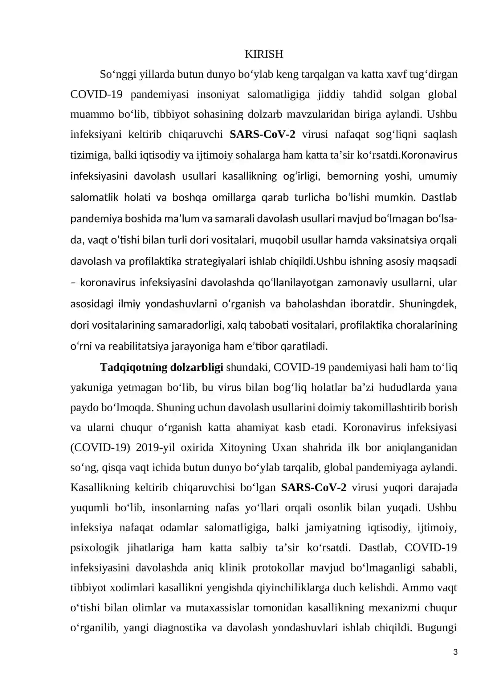 Koronovirusni davolash usullari 3