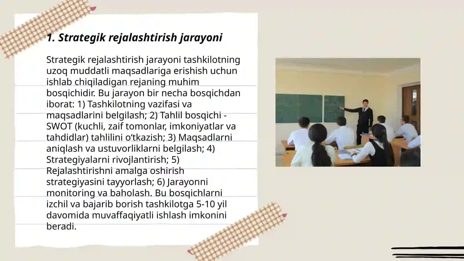 Strategik rejalashtirish 3