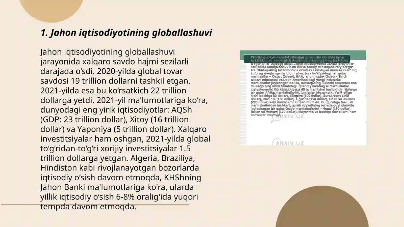 Jahon iqtisodiyoti 3