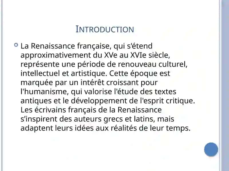 La littérature française de la Renaissance Rabelais et La Pléiade 3
