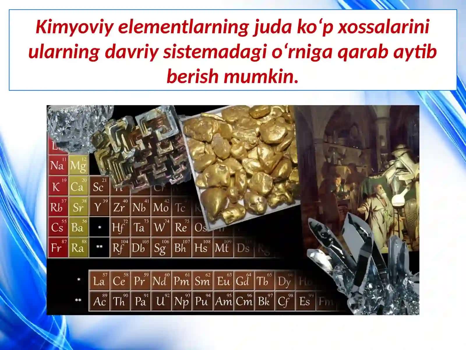 Elementlarning davriy sistemadagi o‘rni va atom tuzilishi 3