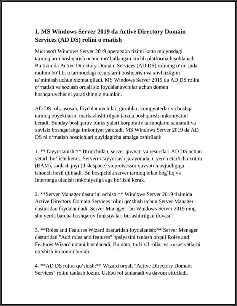 MS Windows Server 2019 3
