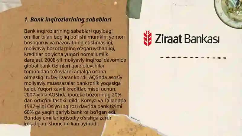 Bank inqirozlari 3