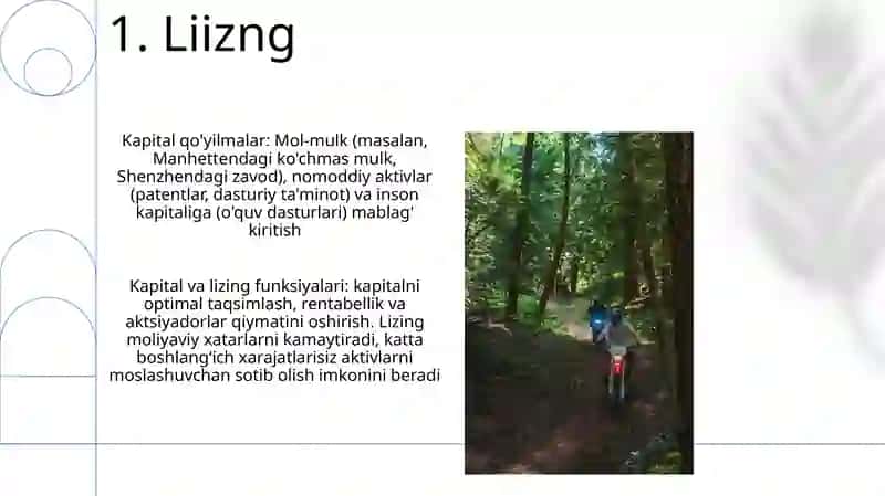 Kapital qo'yilmalar axborat manbalari va vazifalari 3