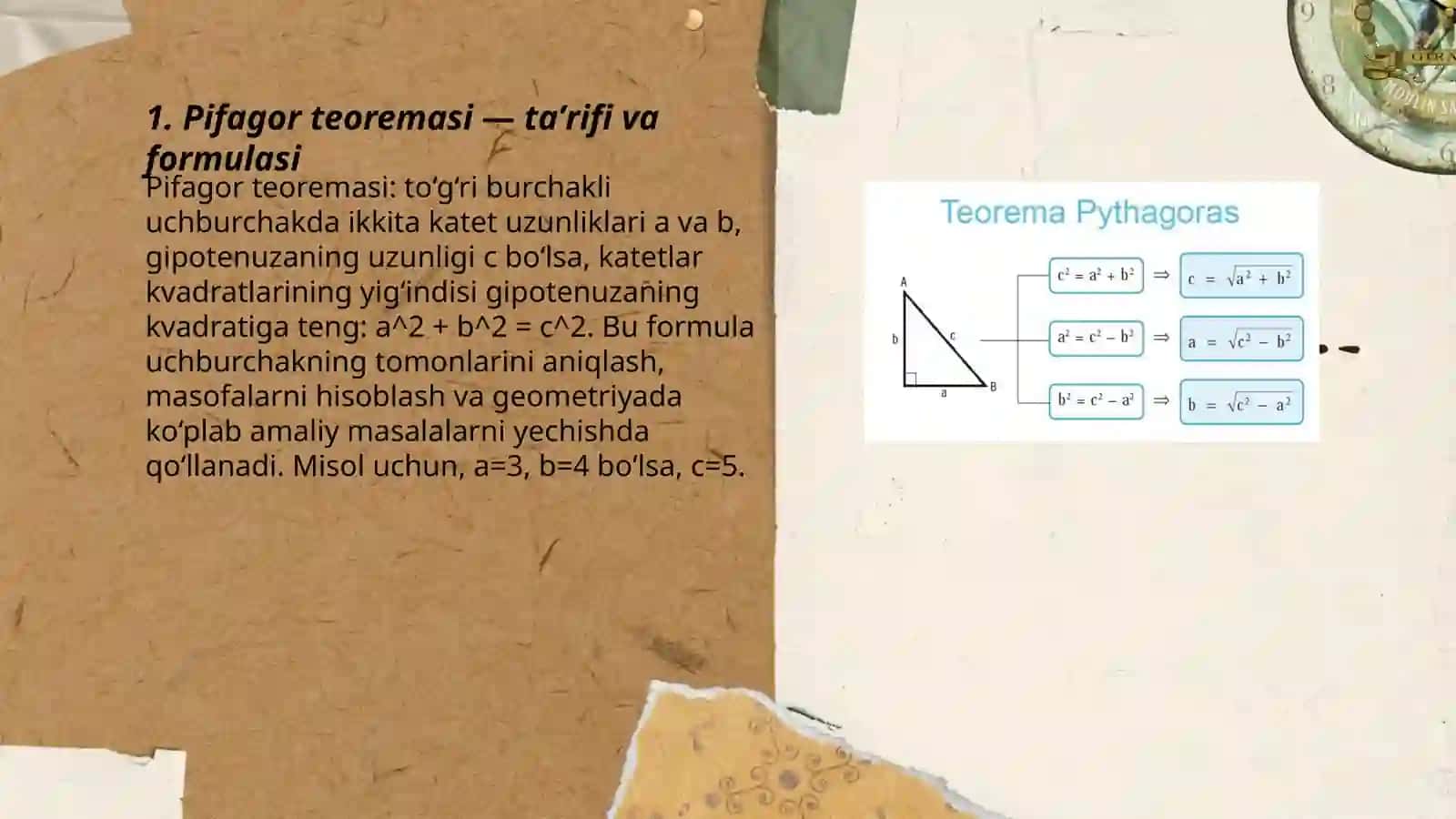 Pifagor teoremasi 3