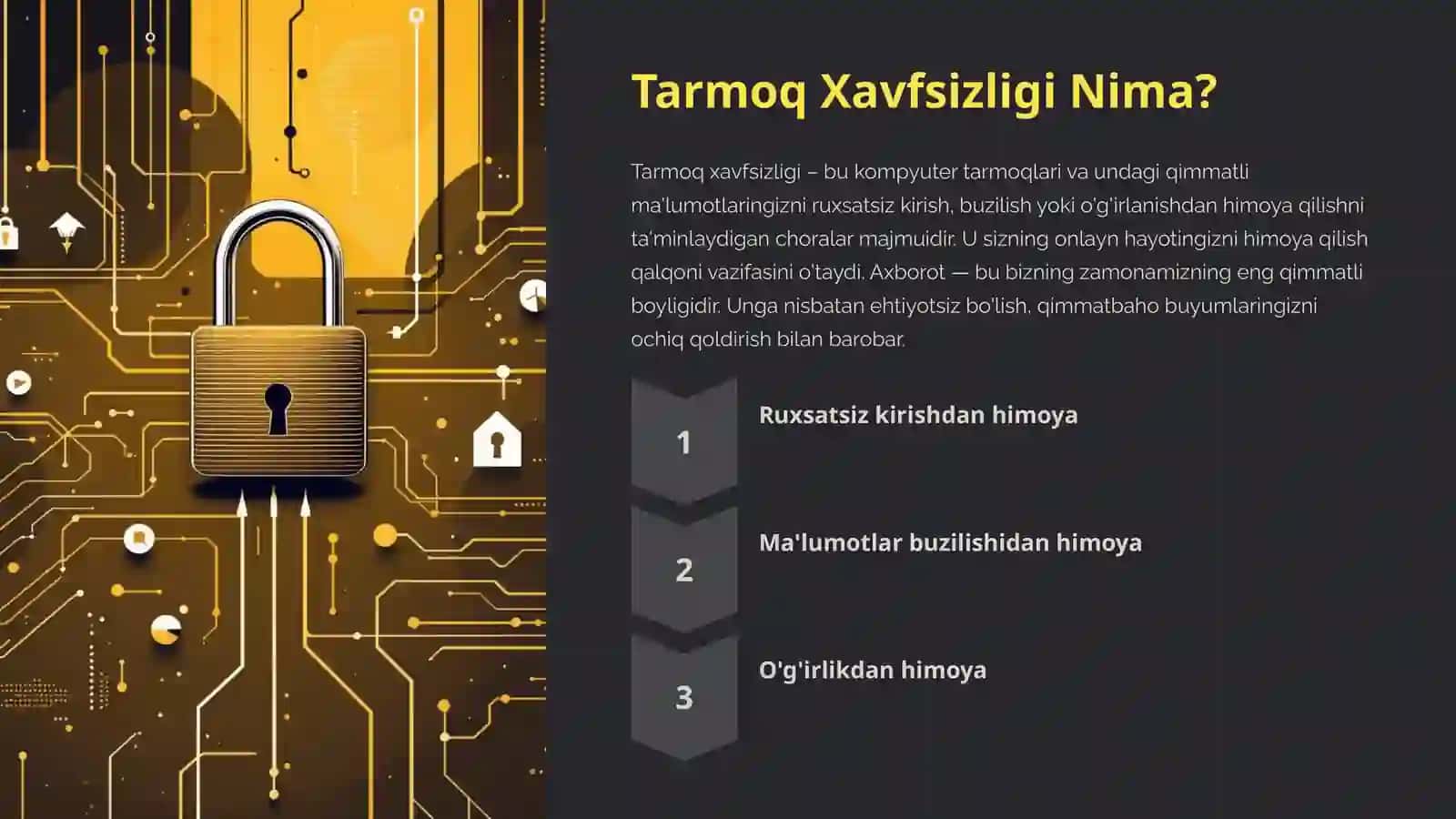 Tarmoq Xavfsizligi Asoslari 3