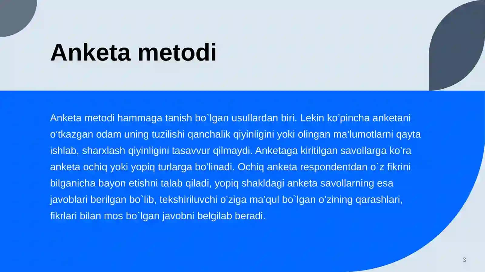 Ijtimoiy psixologiya metodlari 3