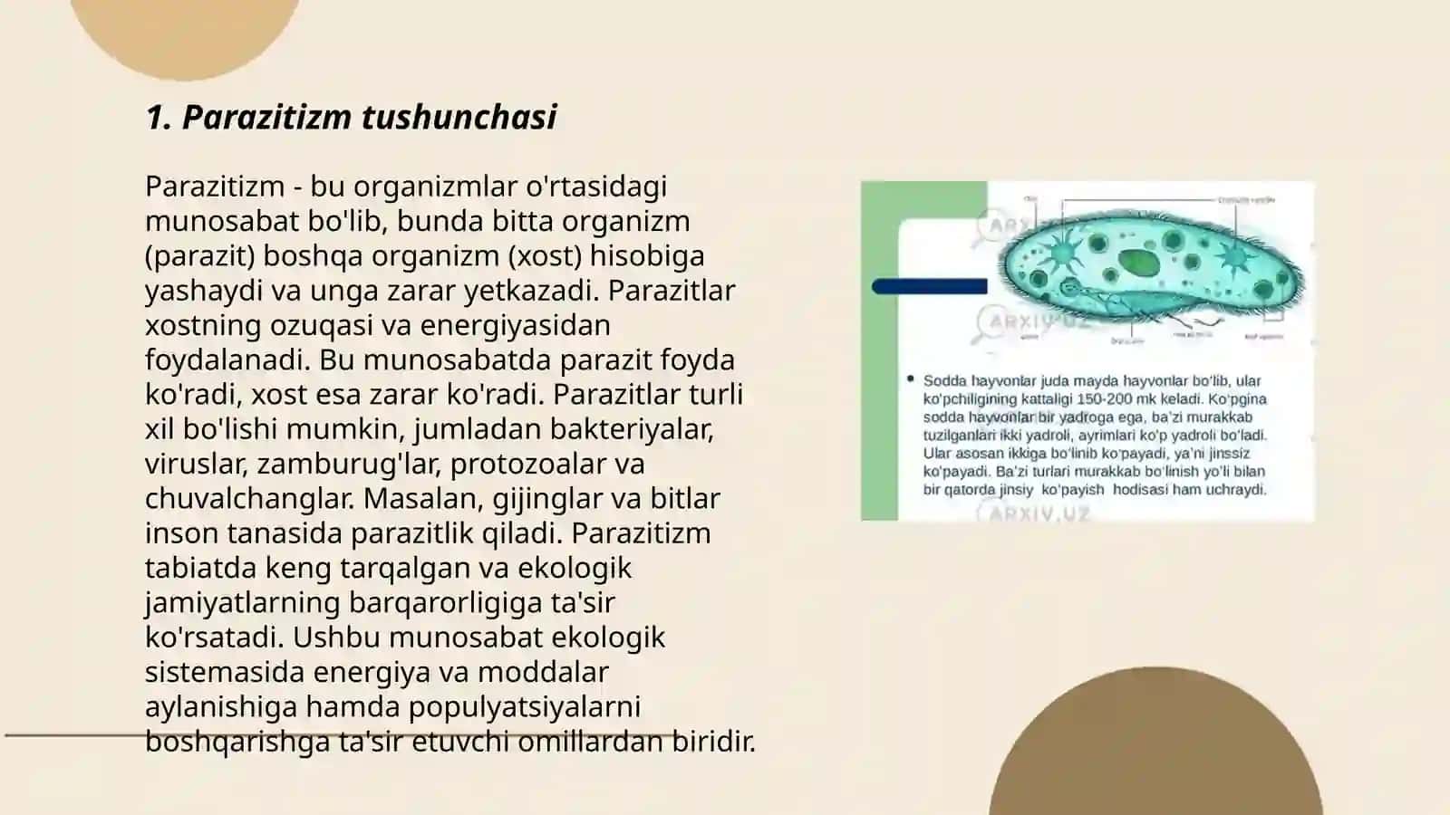 Odamda parazitlik qiluvchi sodda hayvonlar 3