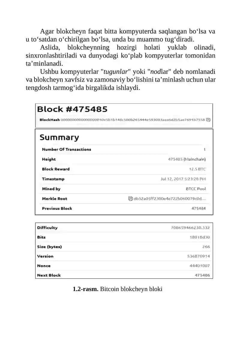 Blokcheyn texnologiyasini asosiy tushunchalar 3