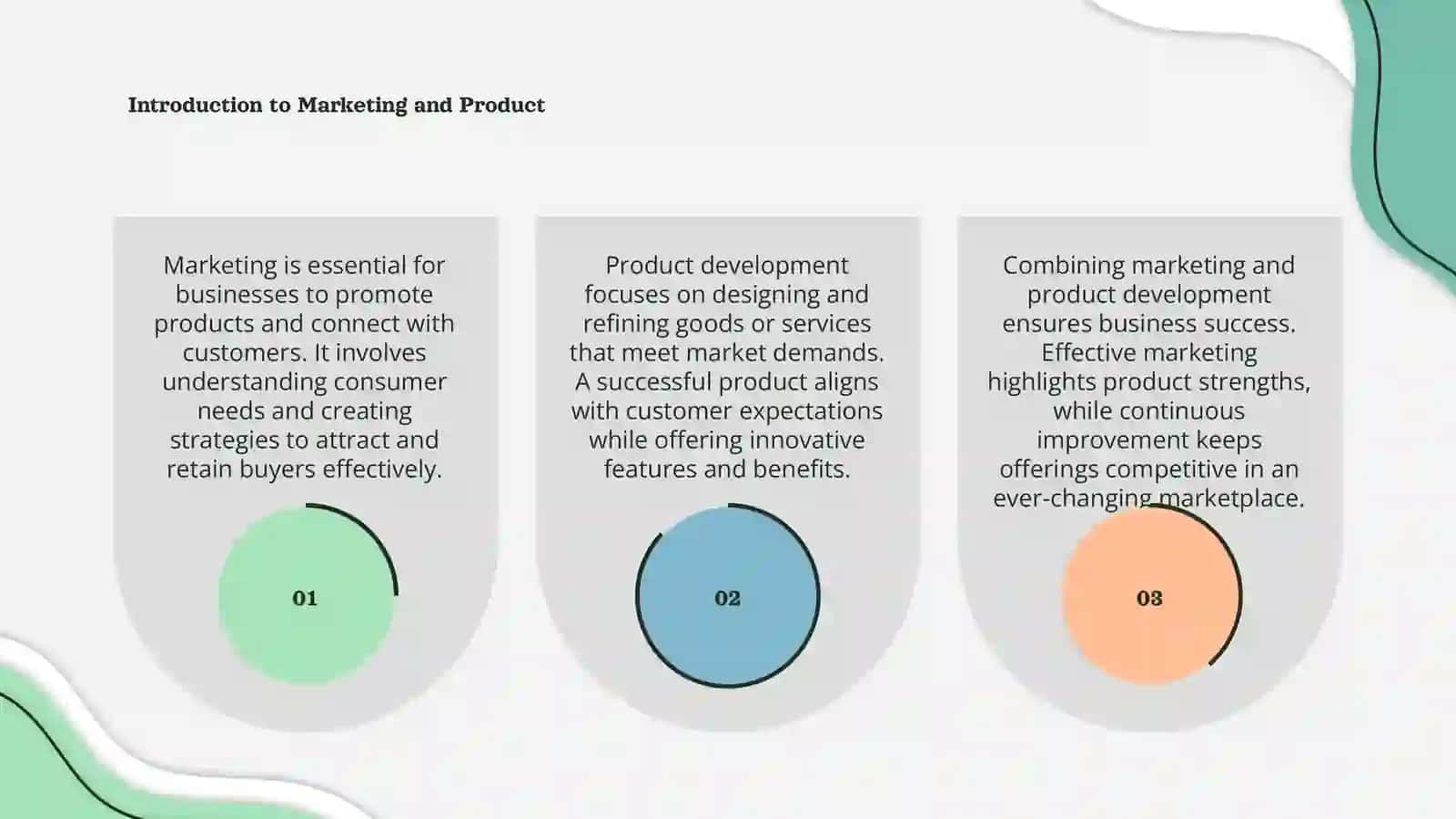 Marketing and Product 3