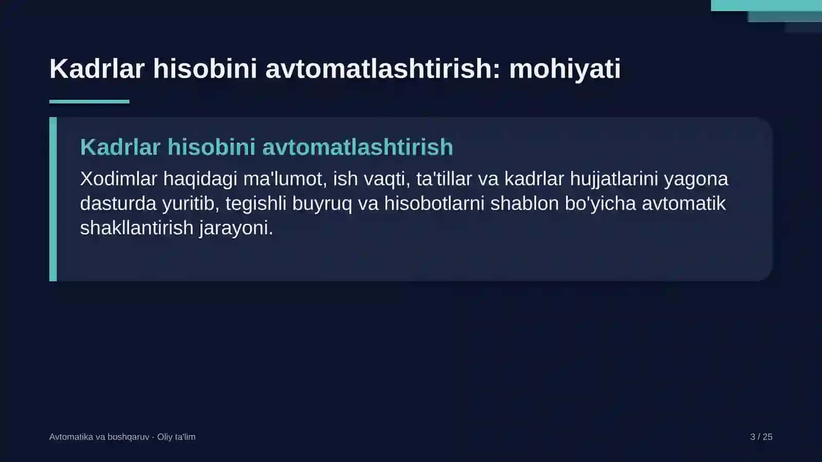 uy joy qurilishida kadrlar hisobini avtomatlashtirish 6445 3