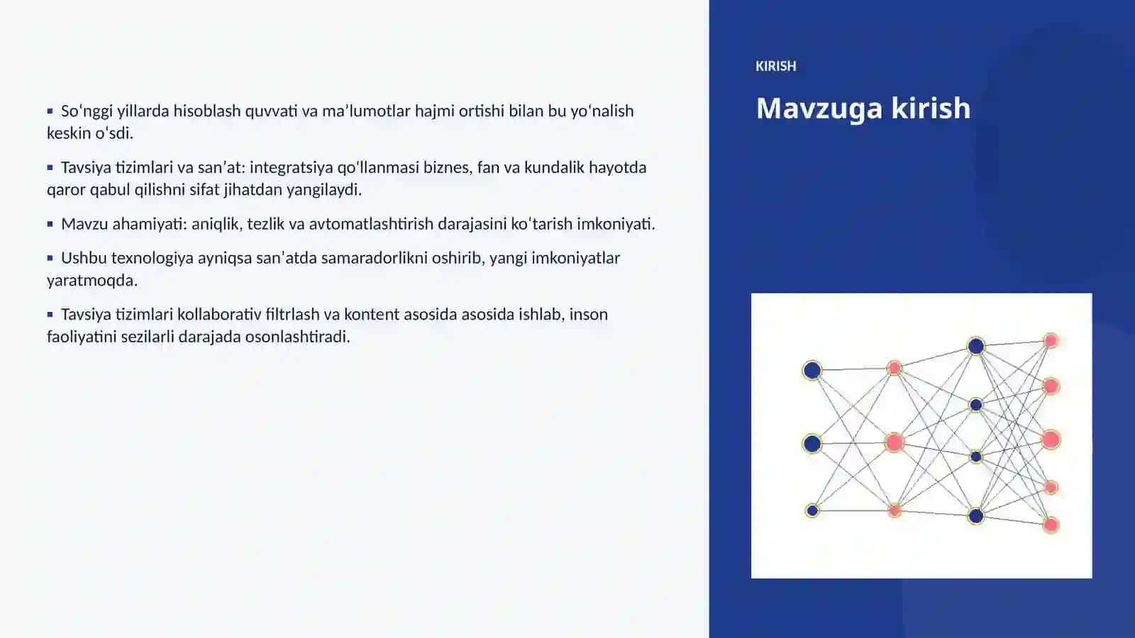 SUNʼIY INTELLEKT • PROFESSIONAL TAQDIMOT 3