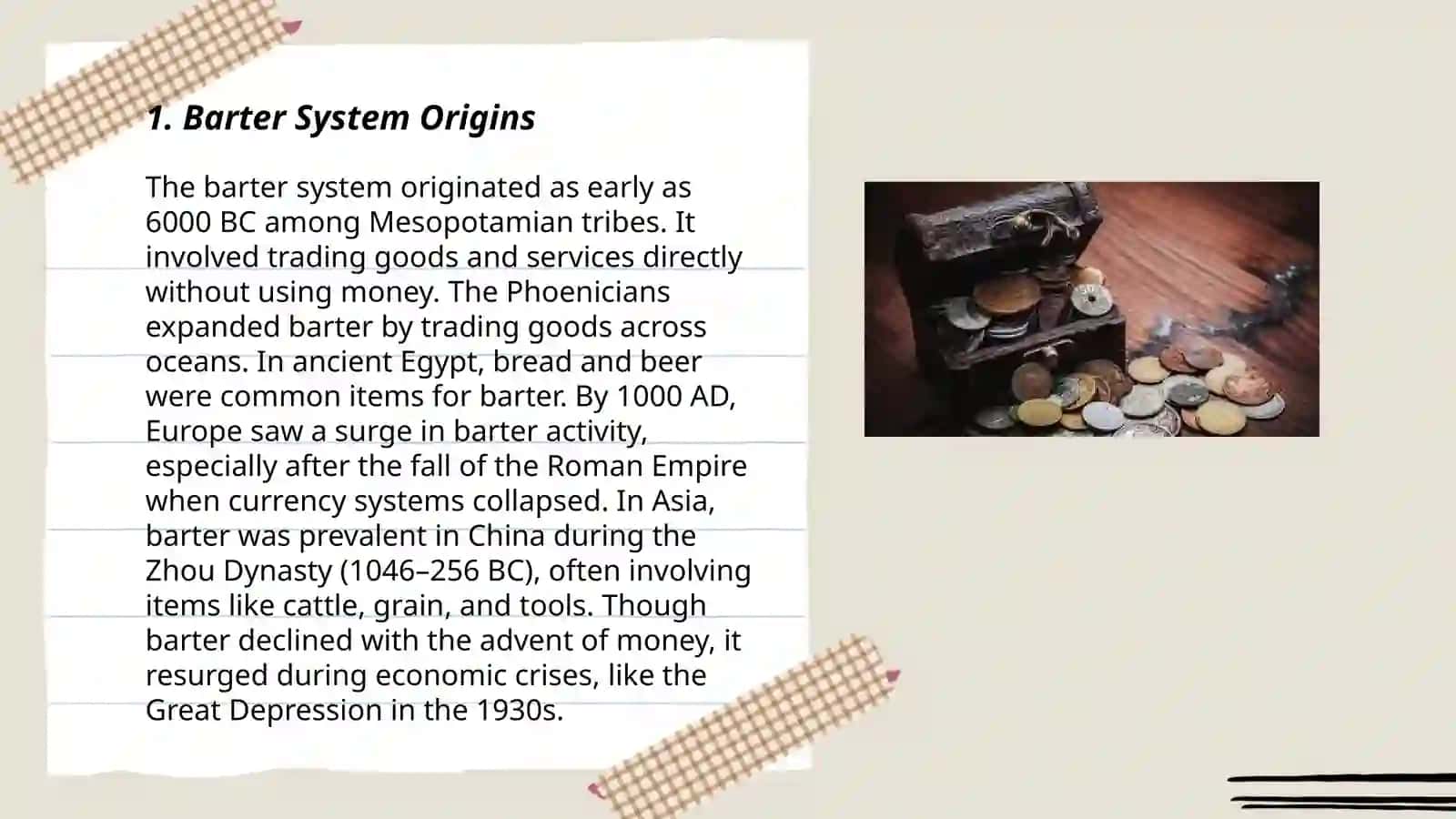 History of money. Money and its functions 3