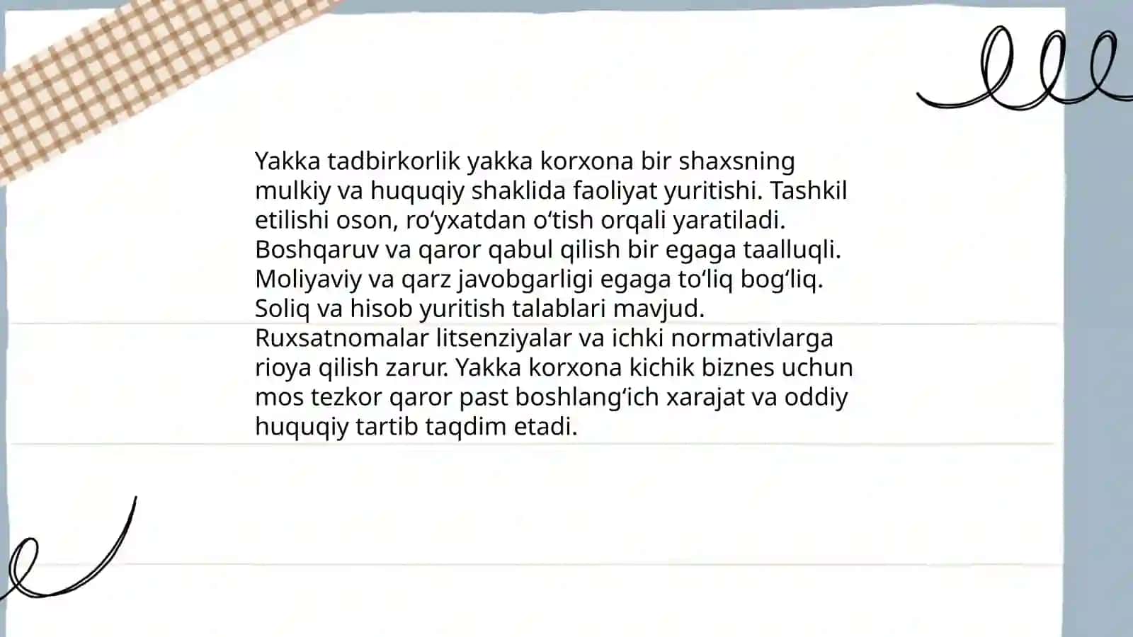 kichik kompaniyalarni tashkil etish shakllari 3