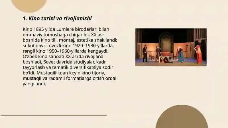 Kino san'ati va industriya sifatida 3