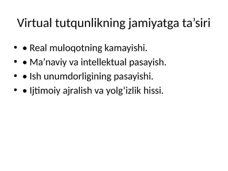 Virtual Tutqunlik va Manqurtlikvositasi 3