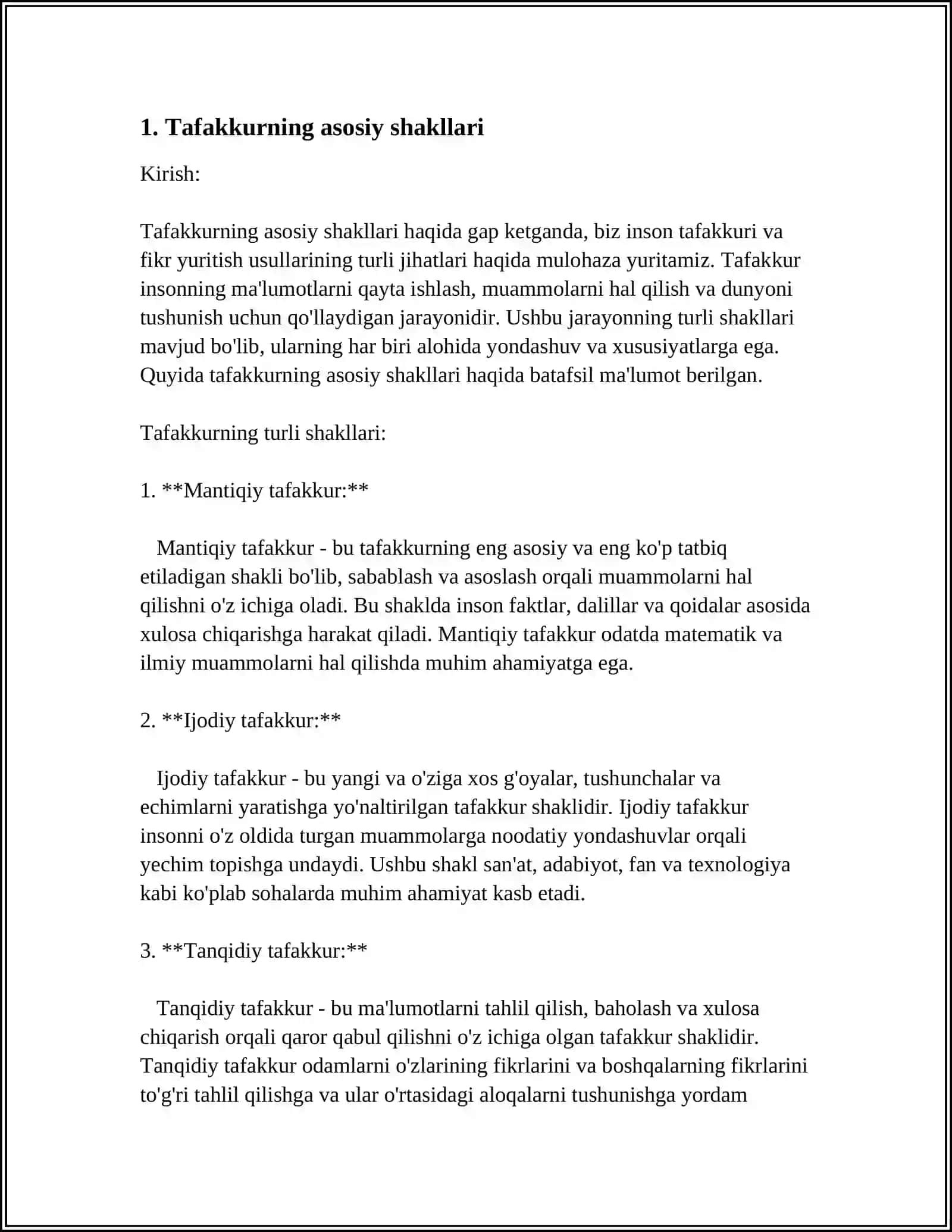 TAFAKKURNING MANTIQIY SHAKLLARI VA QONUNLARI 3