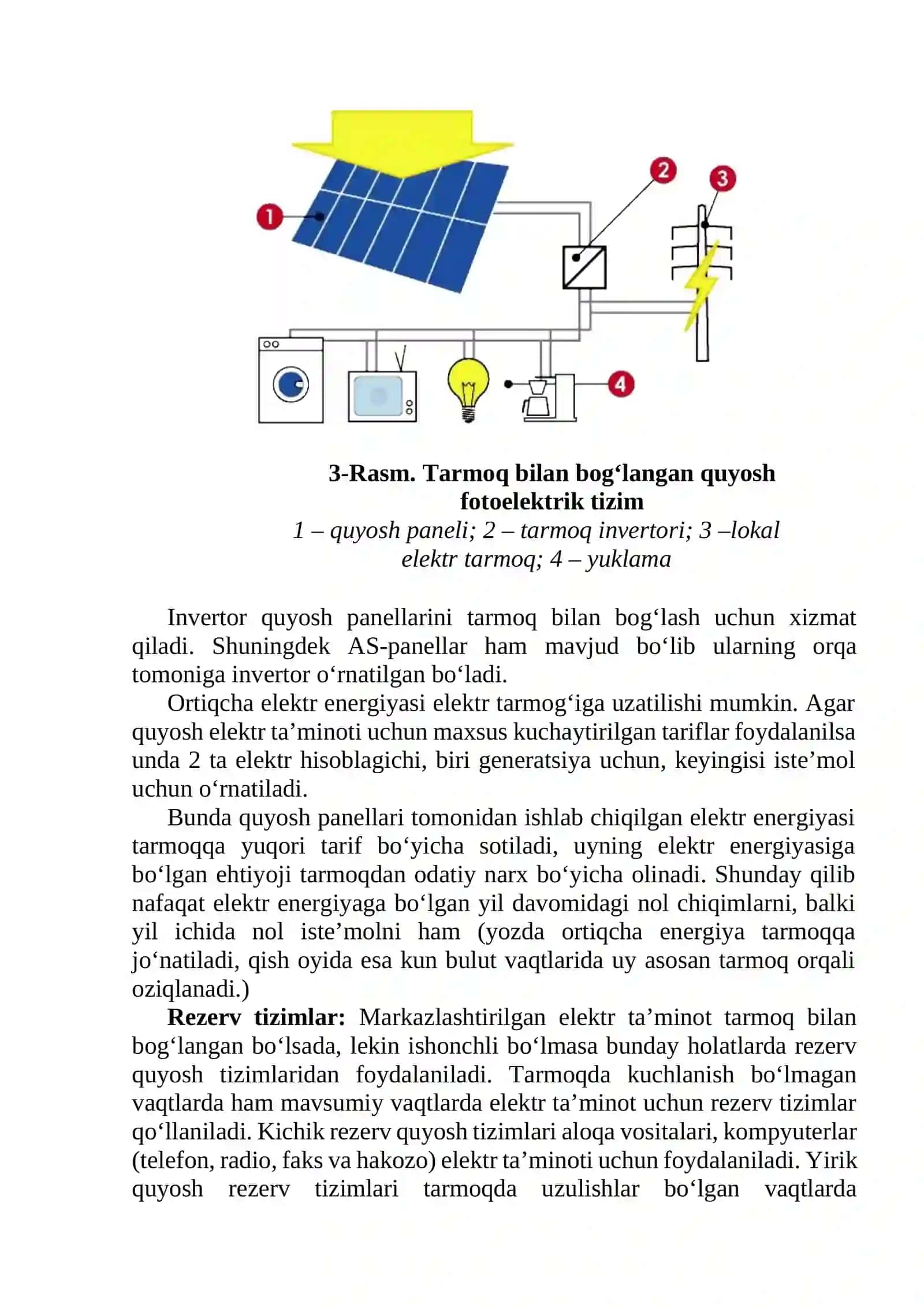 Quyosh fotoelektrik stantsiyalarning sinflanishi 3