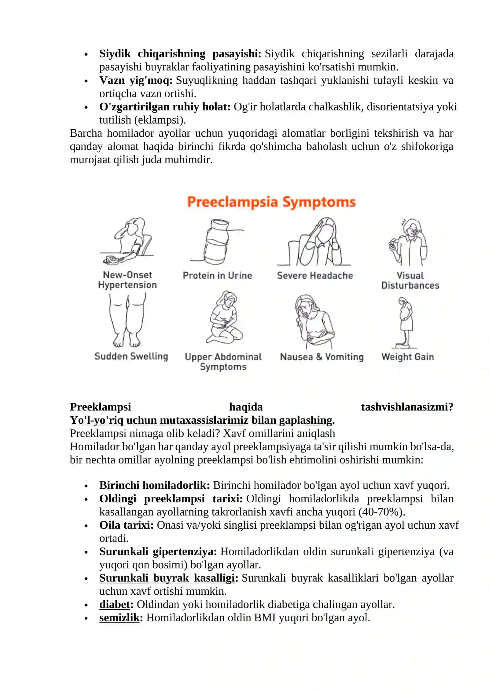 Preeklampsiya va Eklamsiya 3