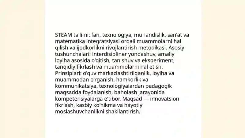 STEAM ta'lim 3