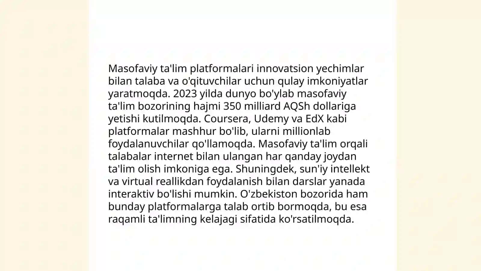 Masofaviy talimda innovatsiya 3