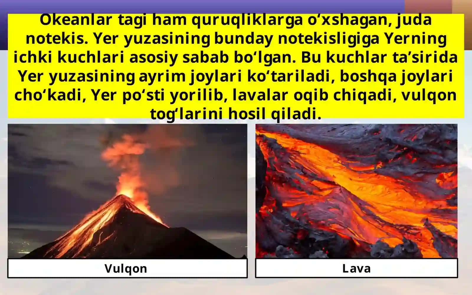 Yeryuzasi reliyefining asosiy shakllari 3