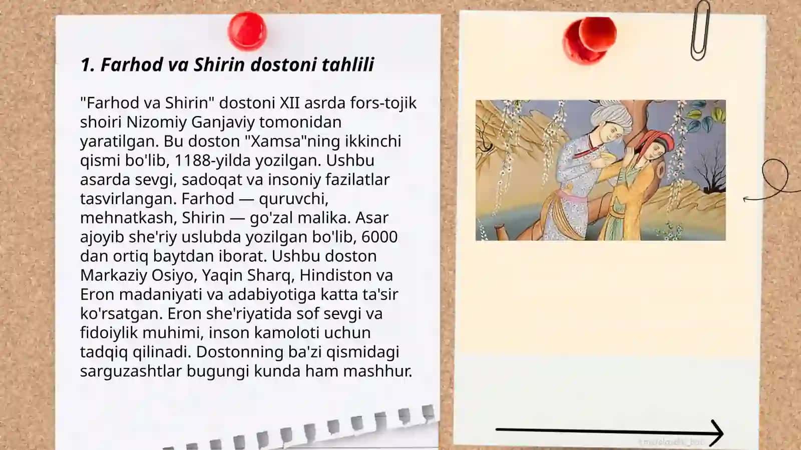 Farhod va Shirin dostoni 3