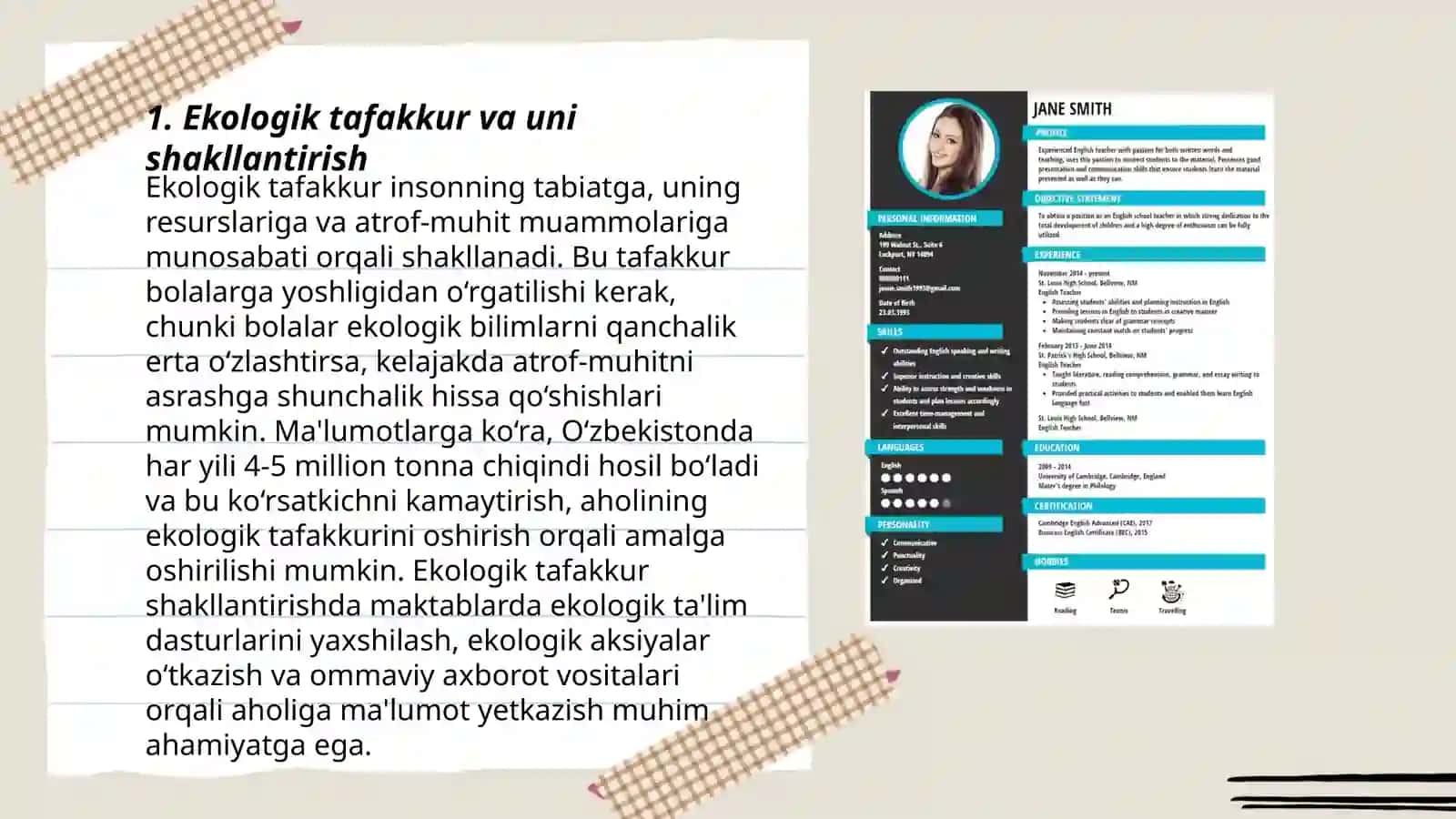 "Ilk qadam" davlat oʻquv dasturi 3