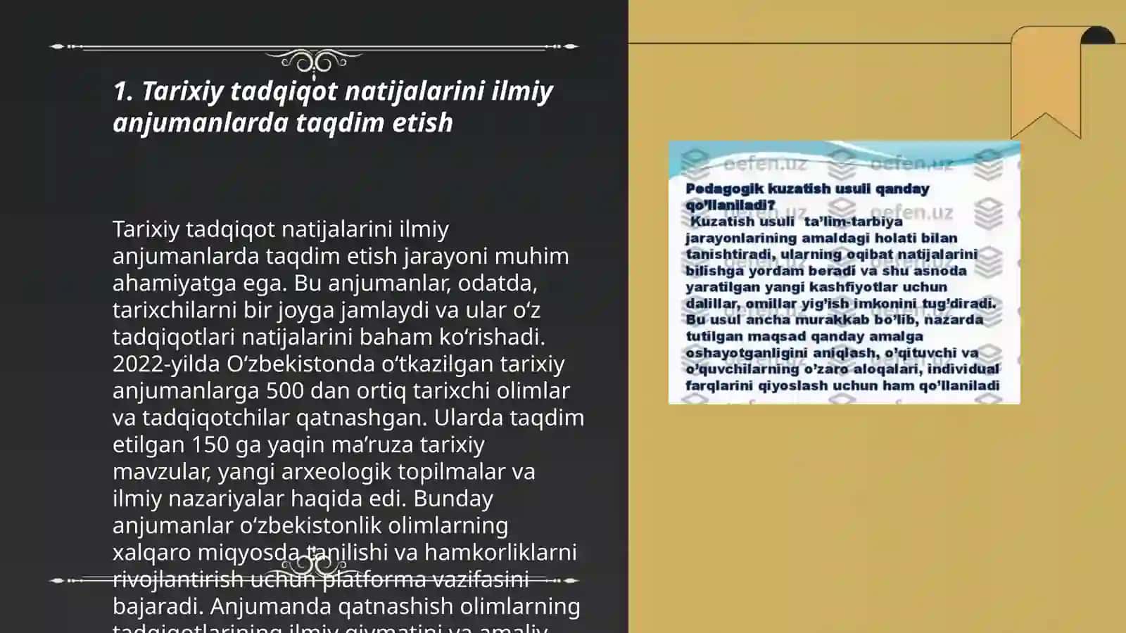 Tarixiy tadqiqot natijalarini aprobasiya va e‘lon qilish usullari 3