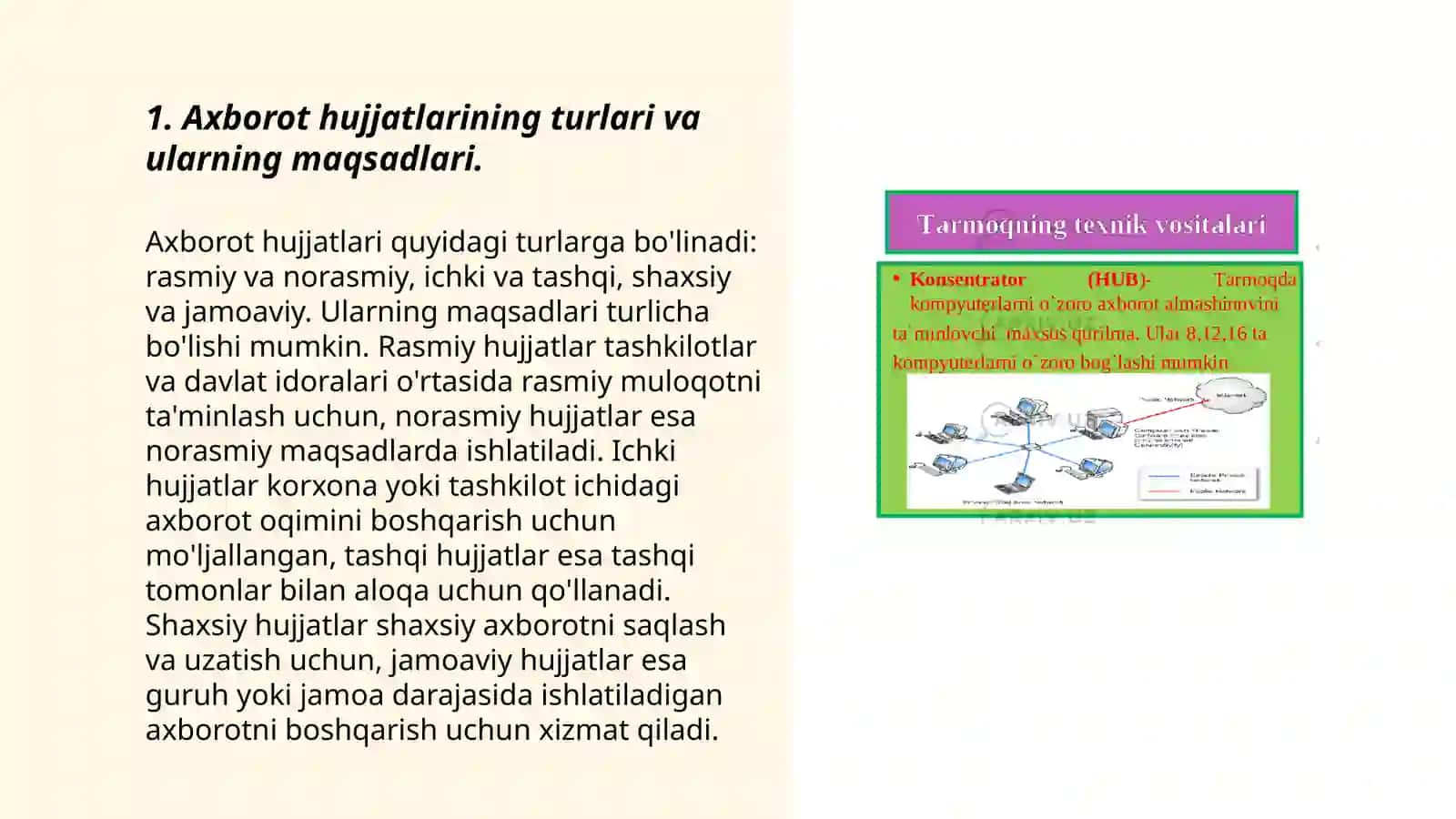 Pedagogik faoilyat bilan bogʻliq ma’lumot-axborot hujjatlari ustida ishlash 3