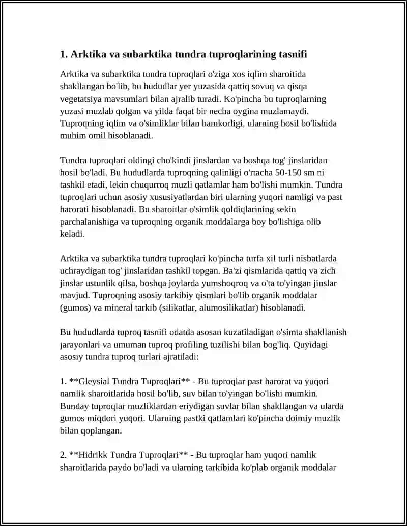 ARKTIKA VA SUBARKTIKA TUNDRA TUPROQLARI 3