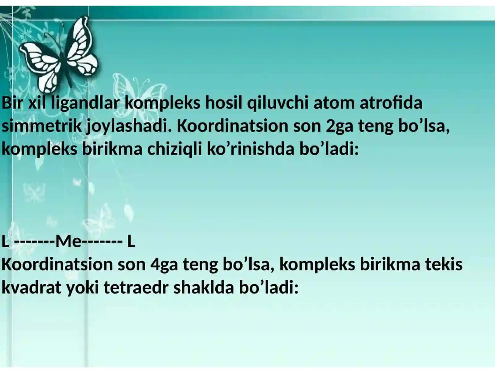 Kimyo fanidan mustaqil ish 3