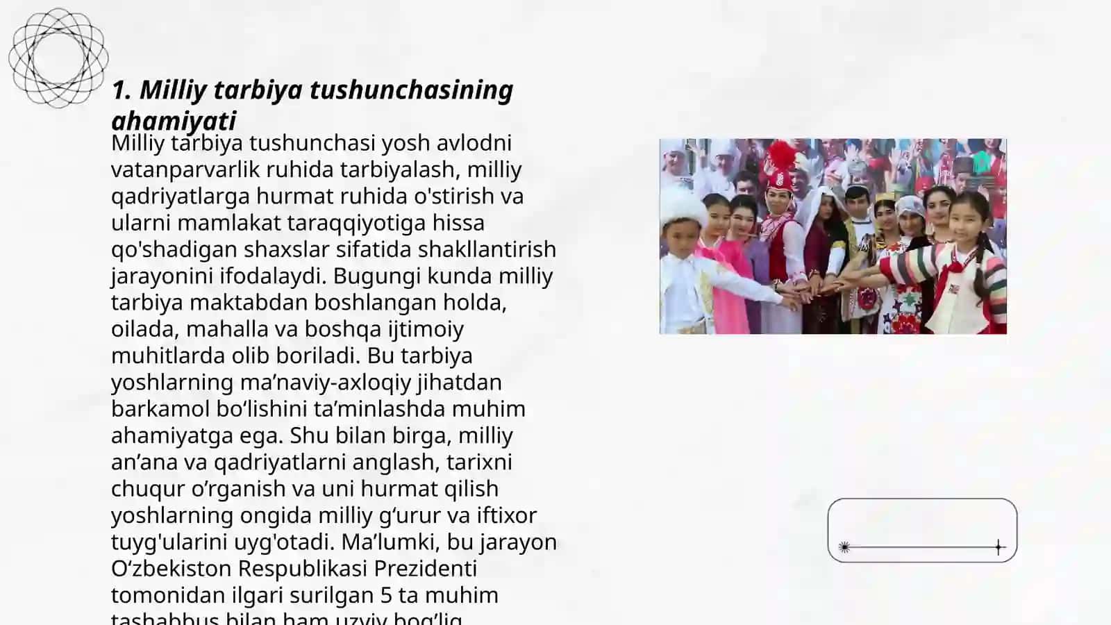 Milliy tarbiya tushunchasi 3