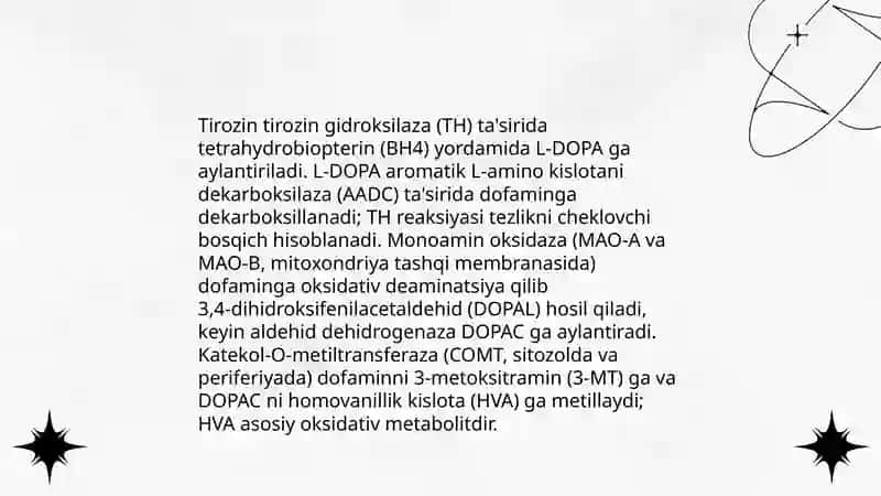 Dofamin va dofaminergik vositalar 3