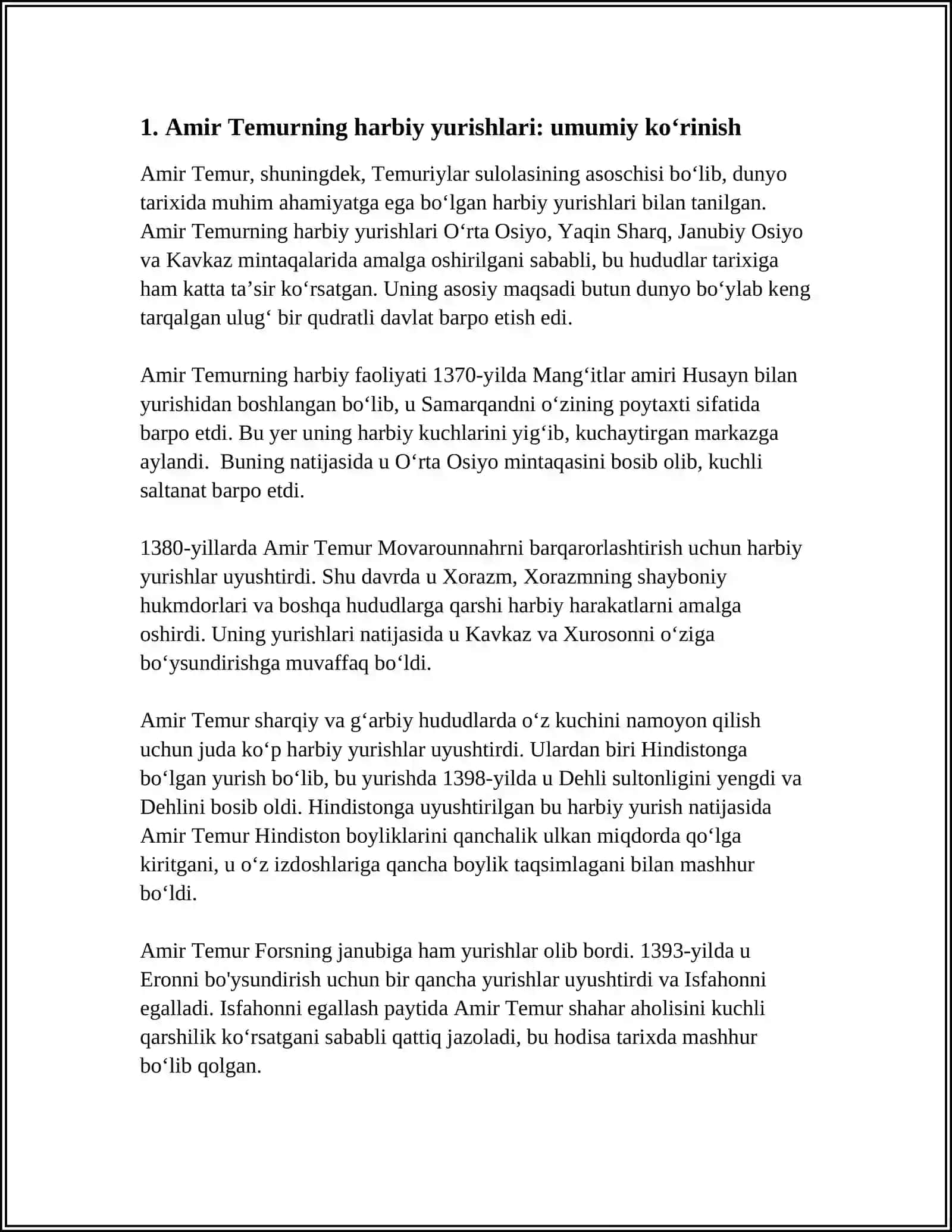 TEMURIYLAR BN AMIR TEMURDING URUSHI 3
