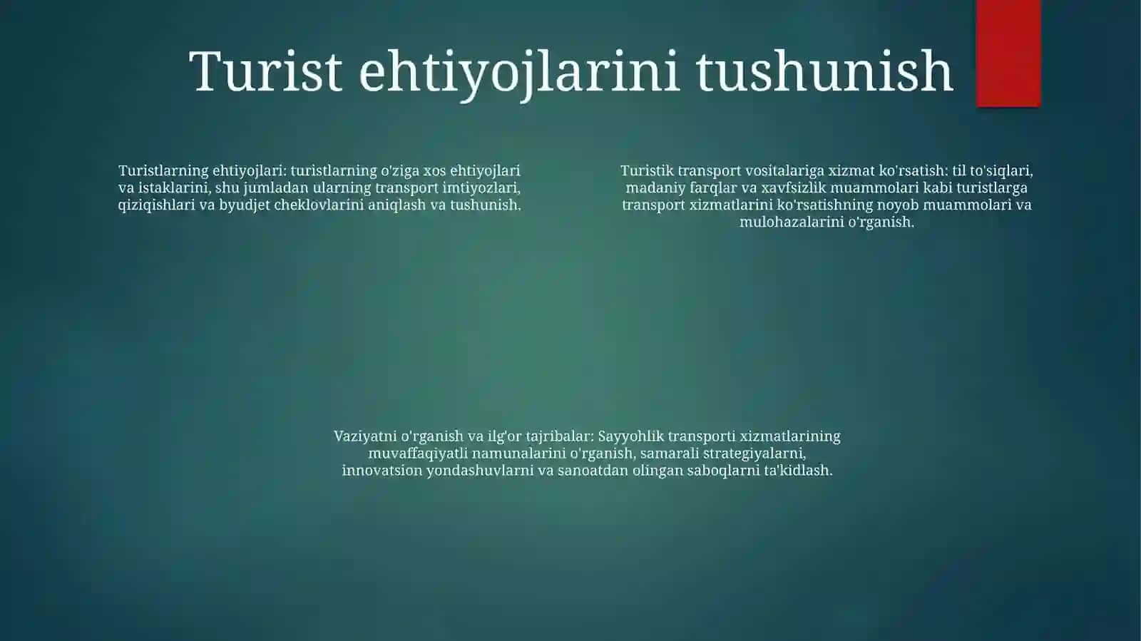 Turistik transport xizmati 3