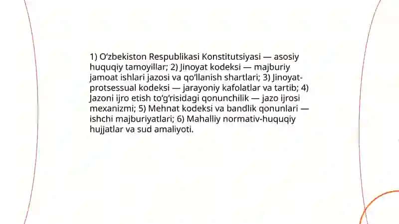 Majburiy jamoat ishlari 3
