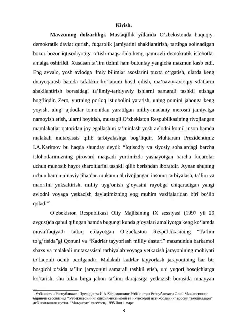 Yaponiya mavzusini o’qitish metodikasi 3