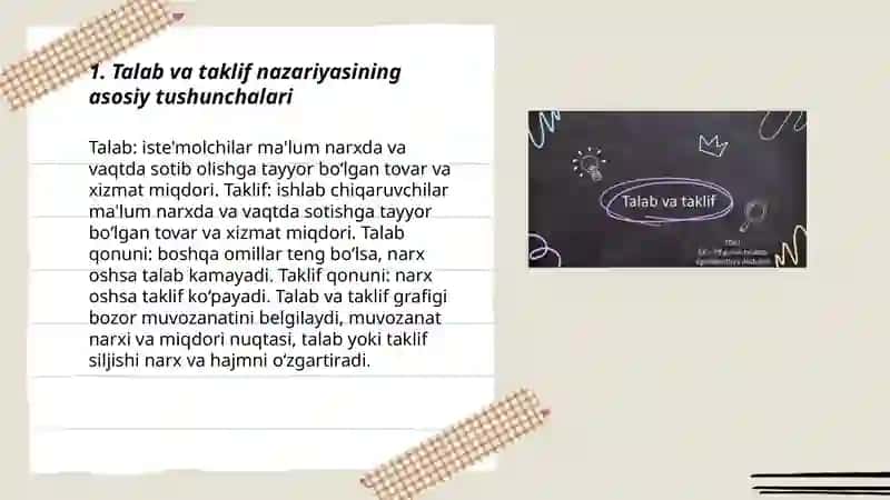 Talab va taklif nazaryasi 3