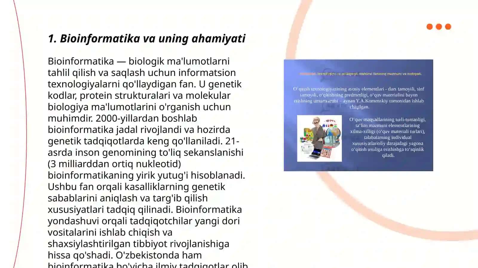 Biologiyadan mashg'ulotlarni rivojlantiruvchi ta'lim texnologiyasi asosida loyihalashtirish 3