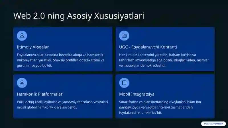 Web 2.0 ning paydo bo‘lishi va ijtimoiy Internet mafkurasi 3