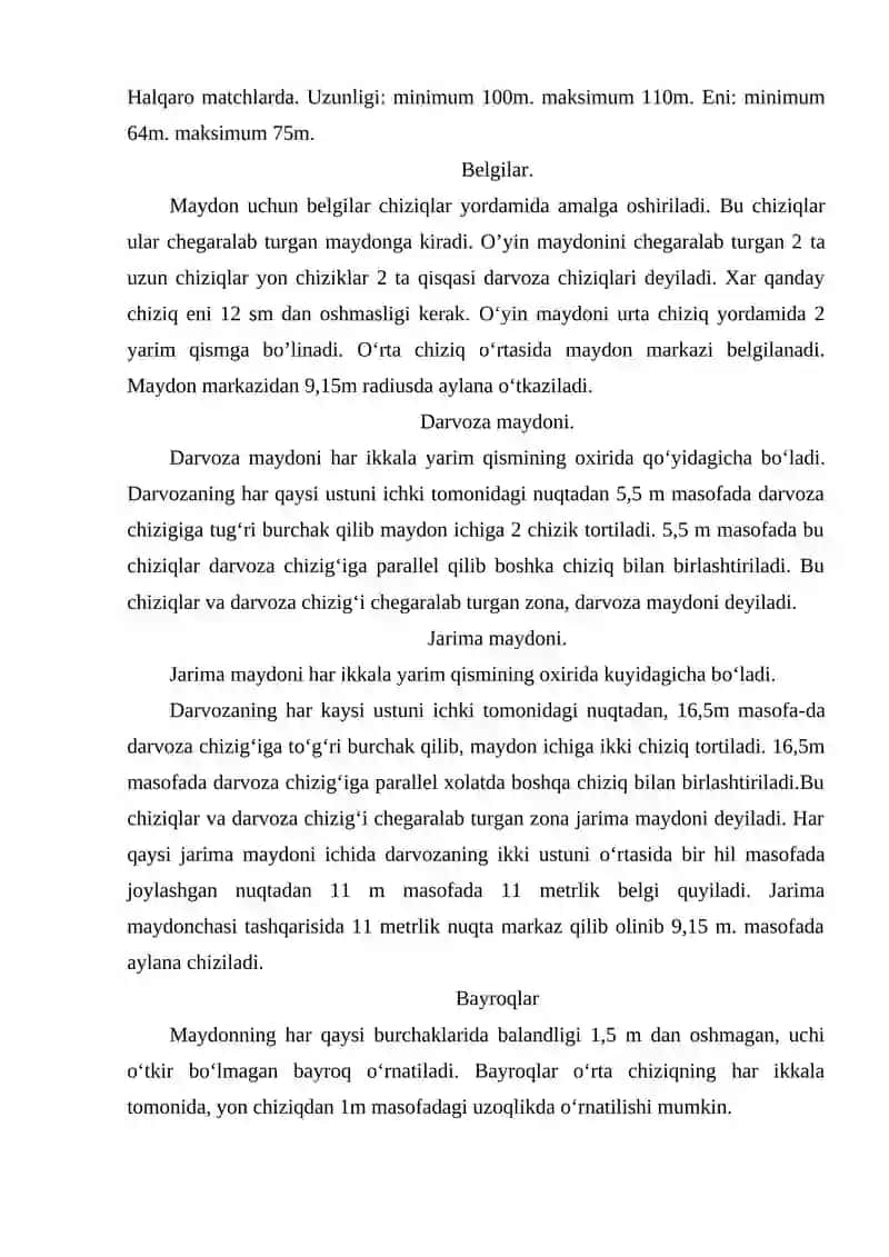 Futbol o'yin qoidalari 3