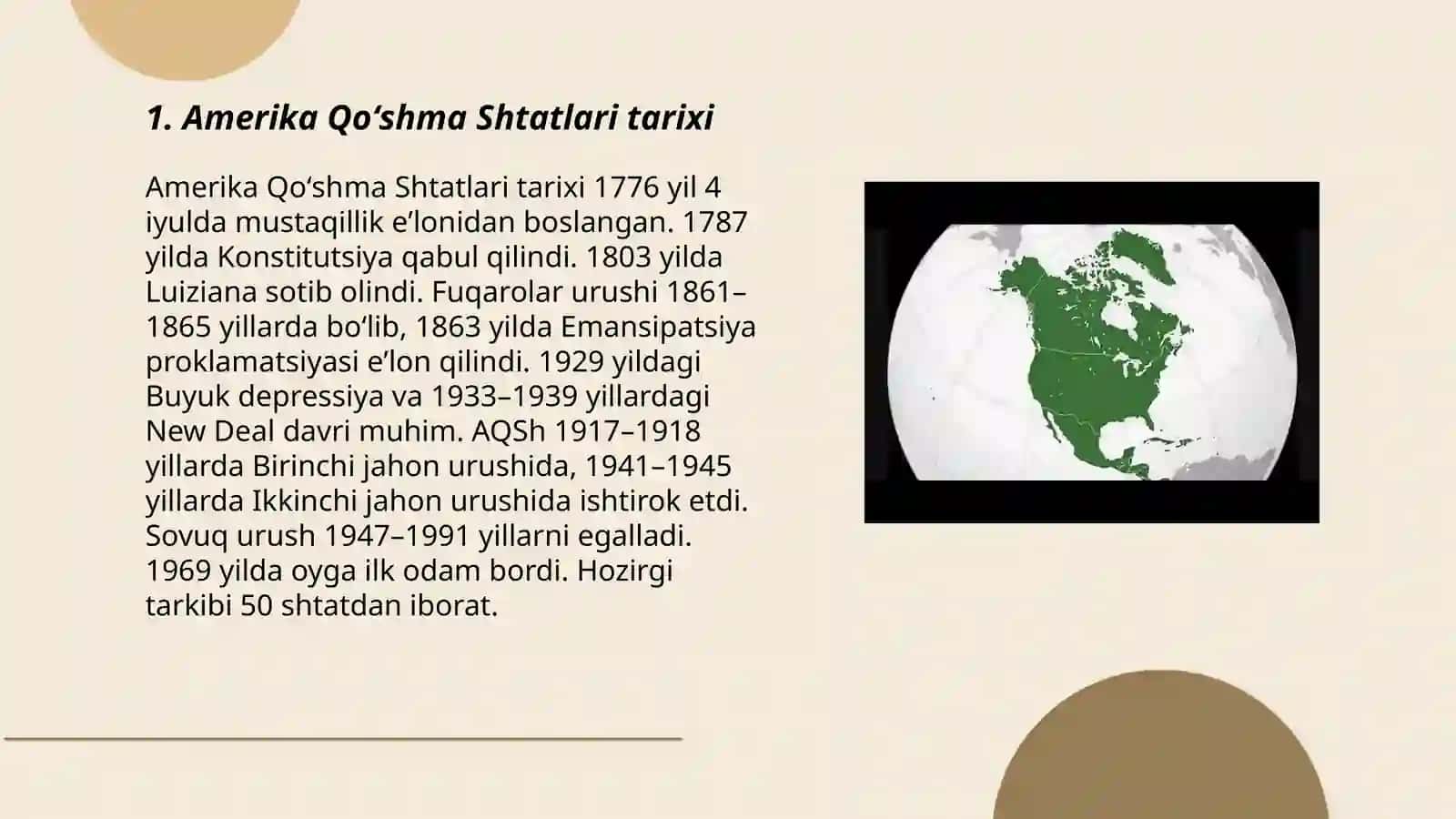 Amerika Qo'shma Shtatlari tarixi 3