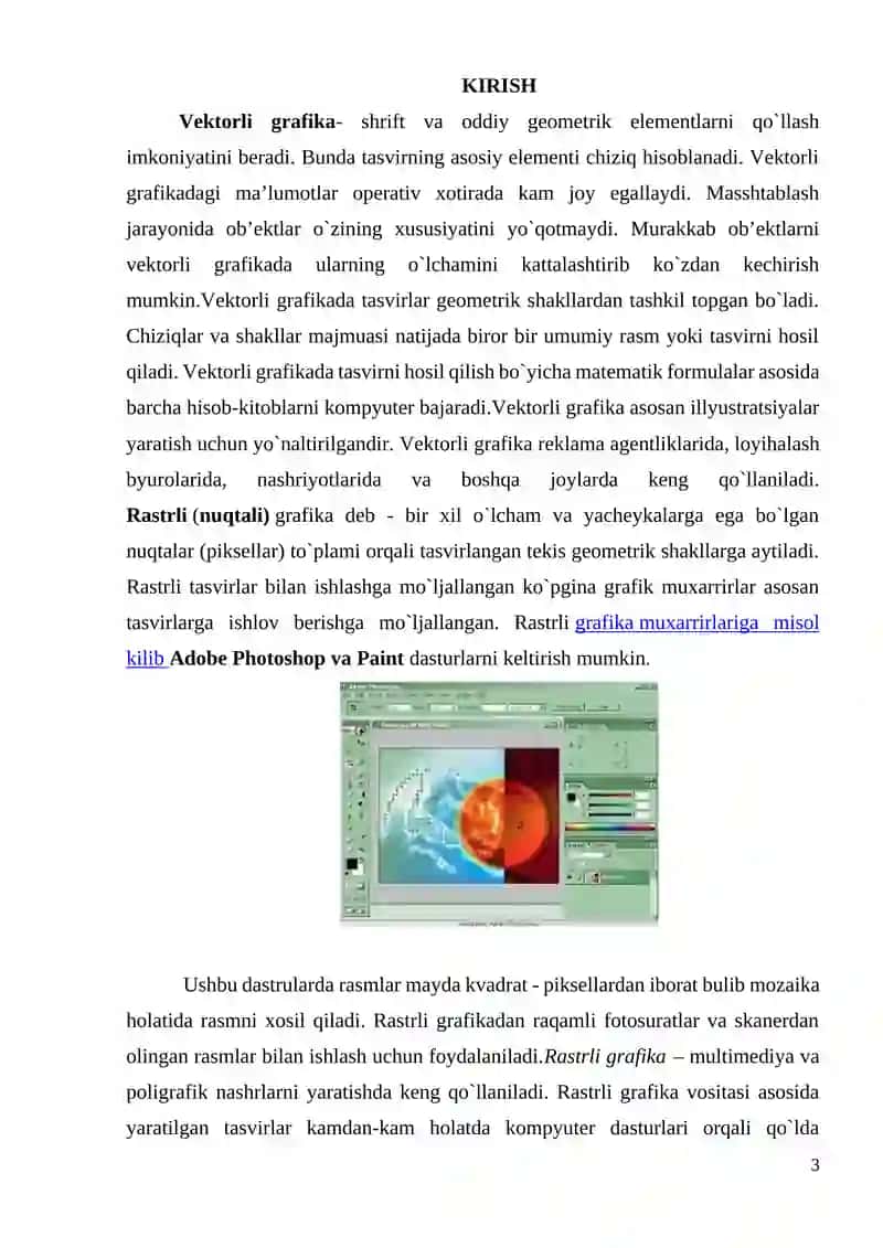 Vektorli grafika.Vektorli grafika dasturi 3