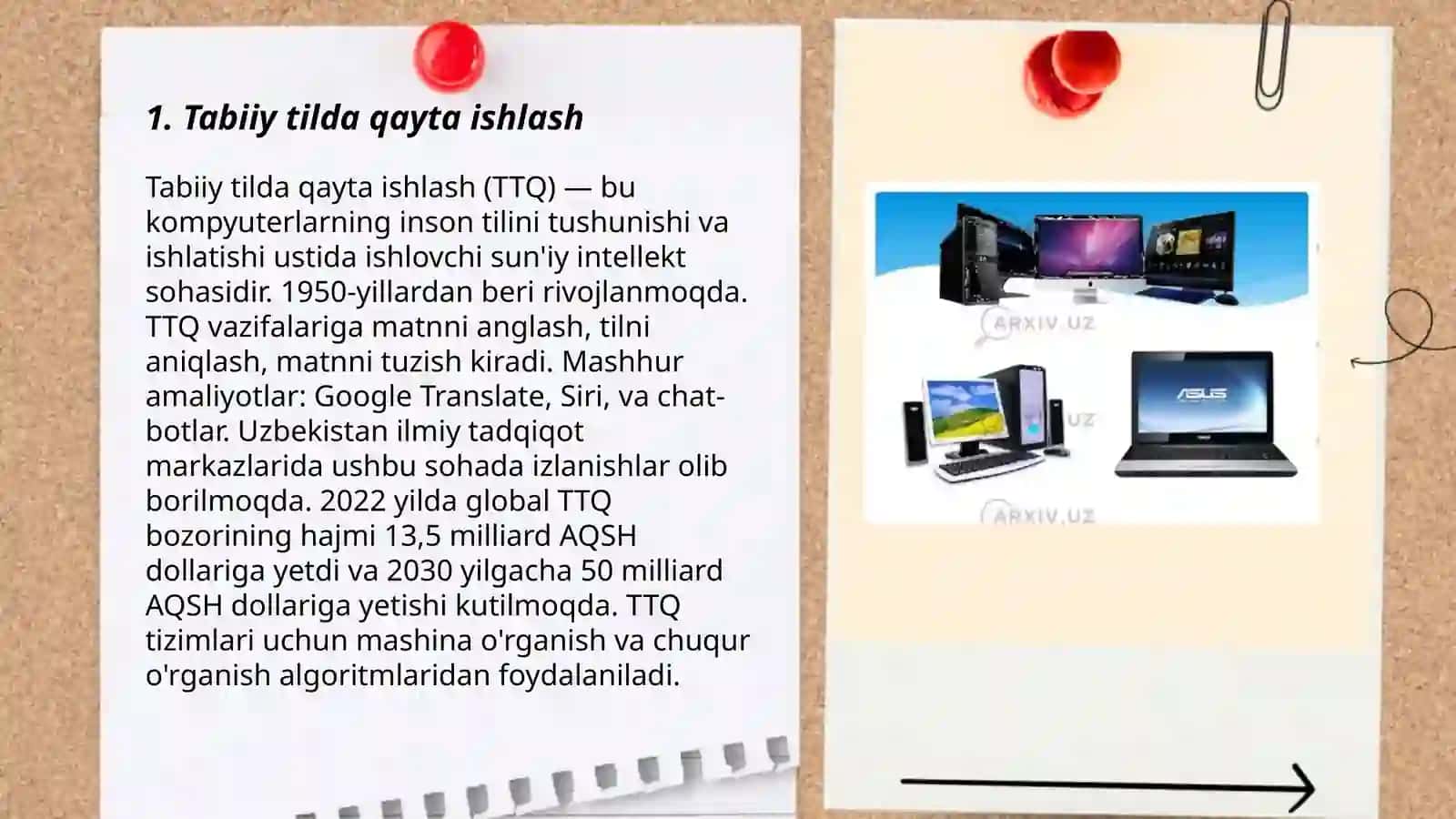 Kompyuter lingvistikasining yonalishlari 3