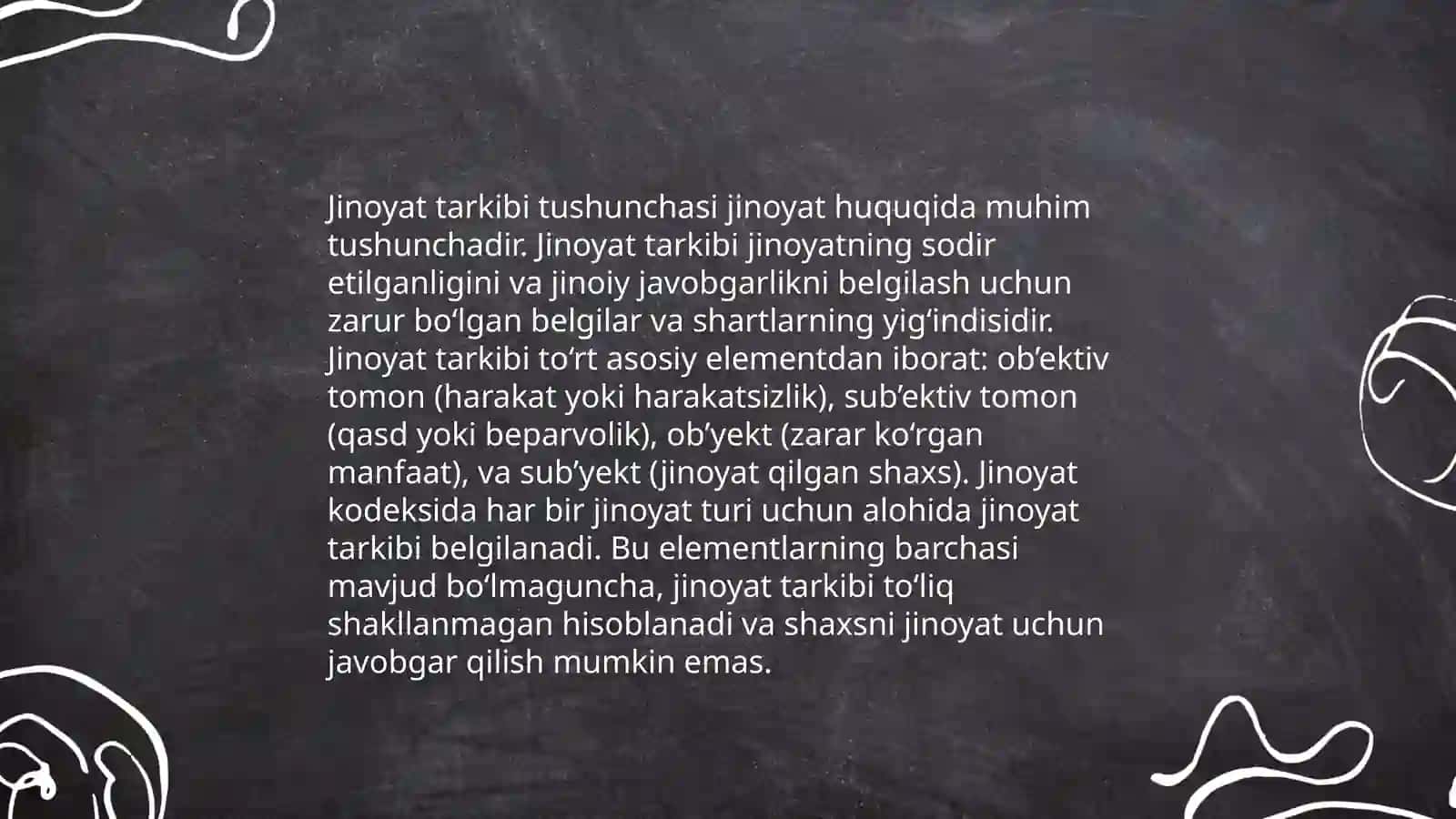Jinoyat tarkibi belgilari va elementlari 3