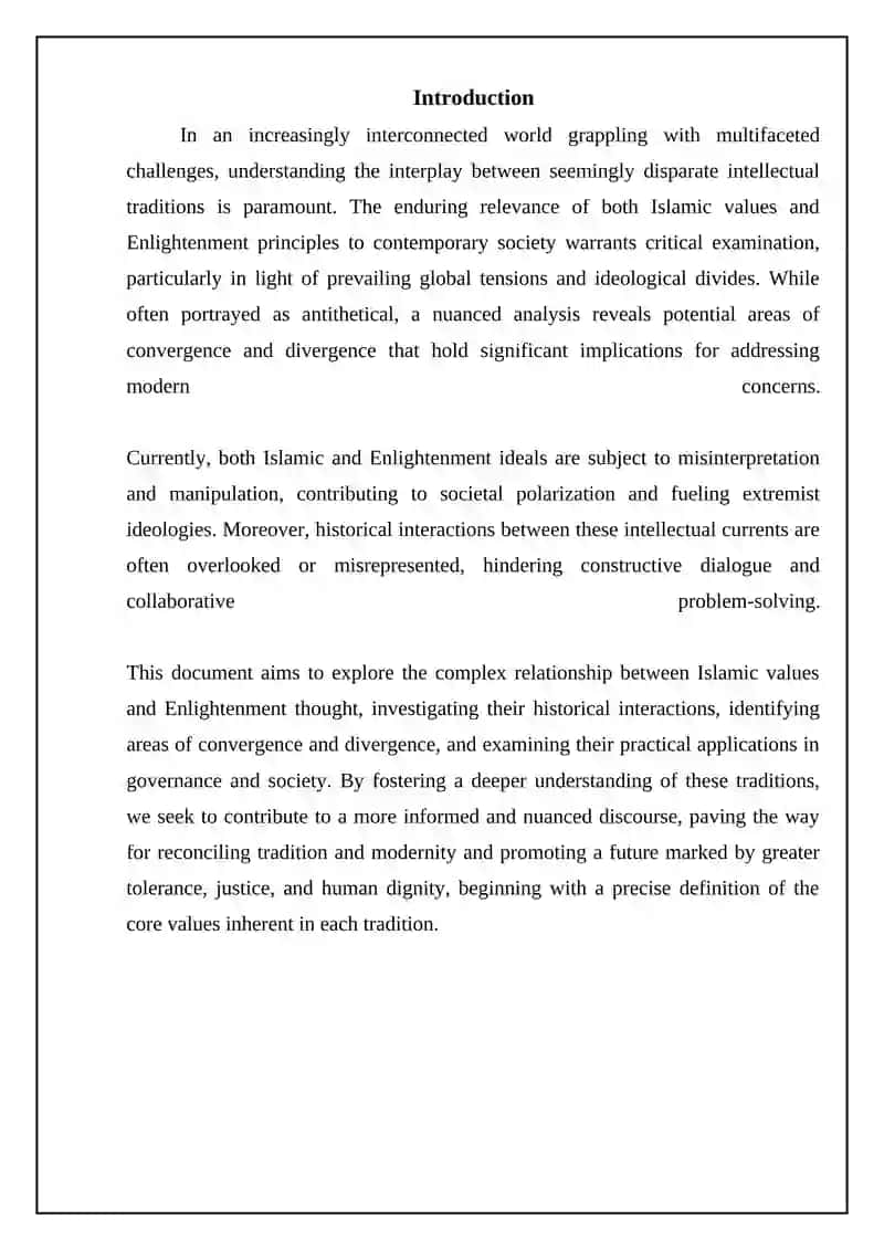 Bridging Worlds: Islamic Values and Enlightenment Principles 3