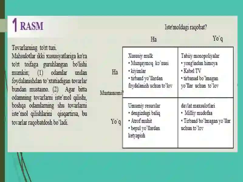 Ijtimoiy ne`matlar va umumiy resurslar 3