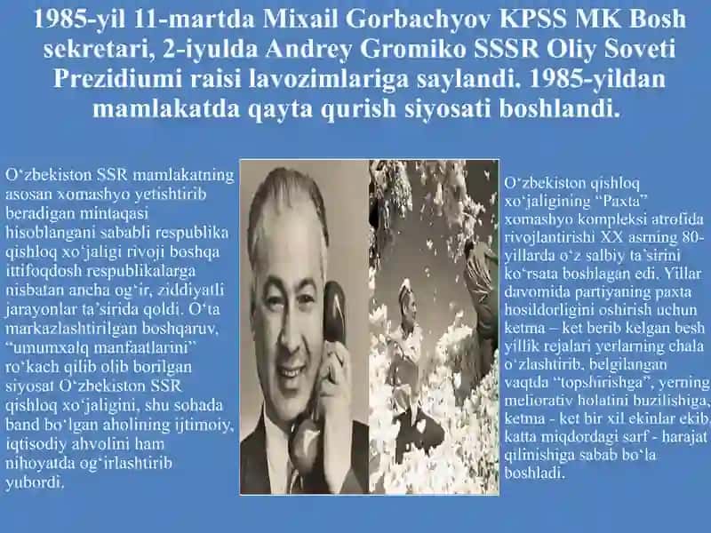 Paxta ishi va sovet rejimi 3