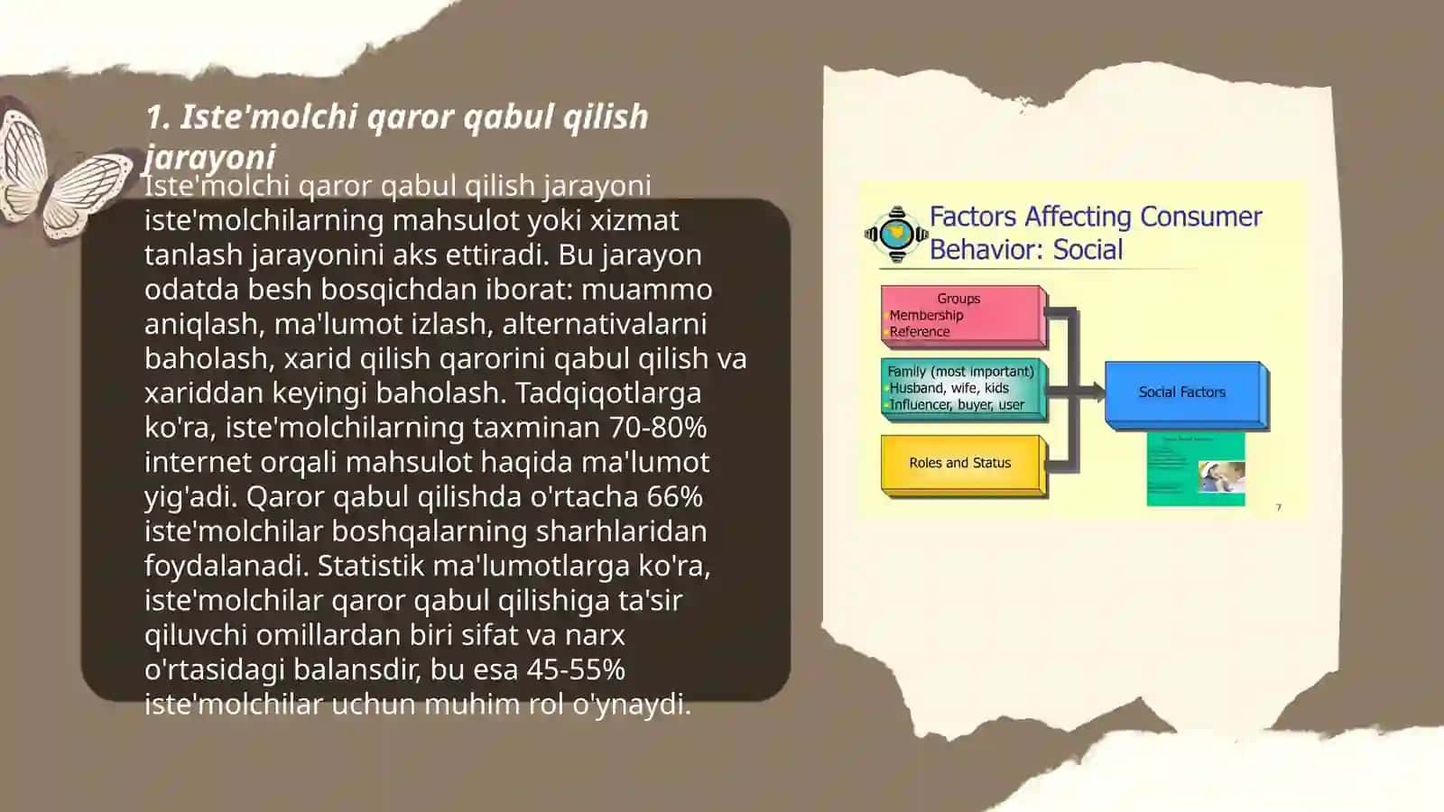 Iste'molchi xulqi nazariyasining asosiy holati 3